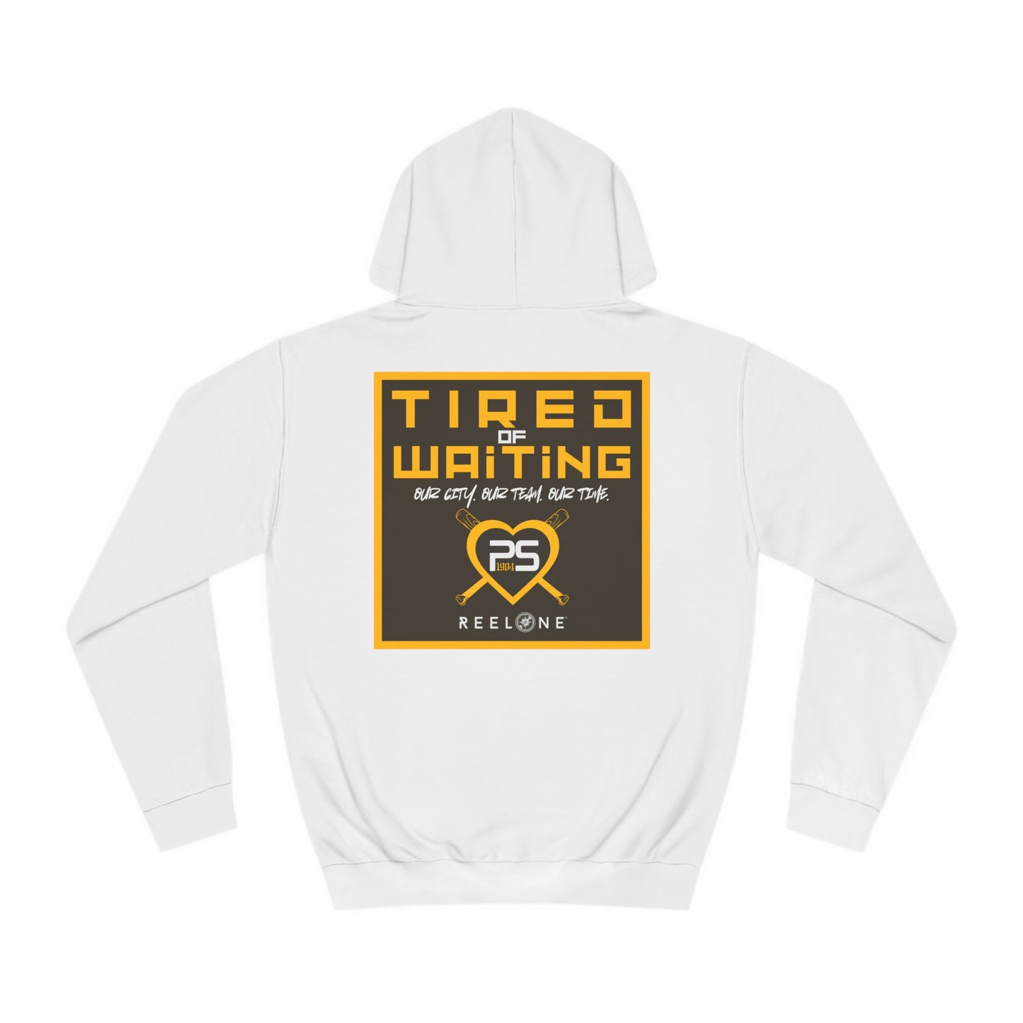 Tired of Waiting by Reel One Hoodie